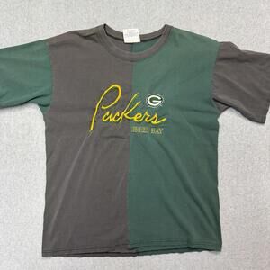 Vintage Crable Sportswear Embroidered Green Bay Packers Mens Large NFL Football